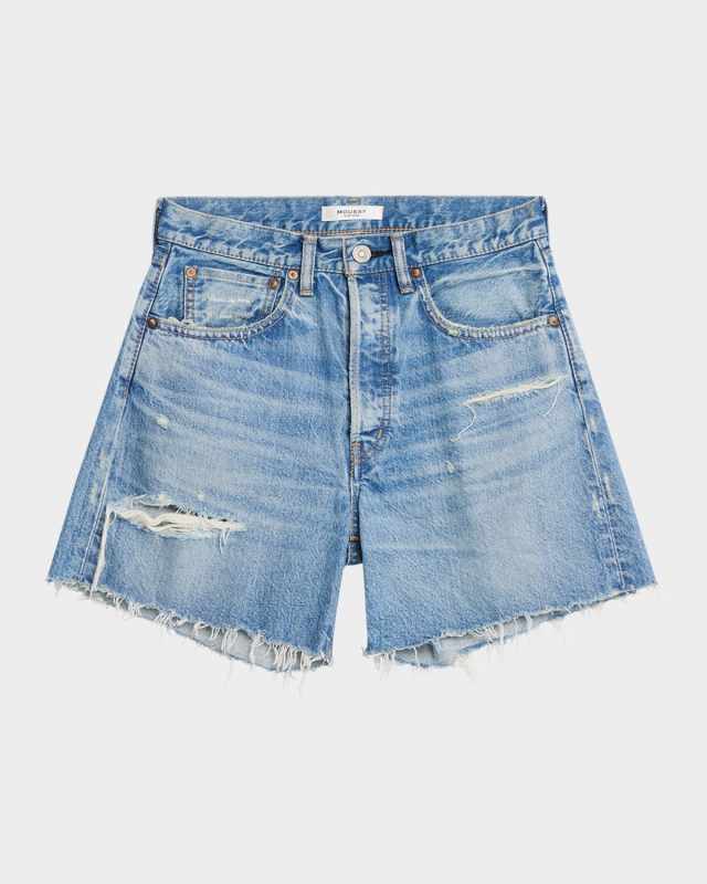 Kensington Distressed Denim Shorts